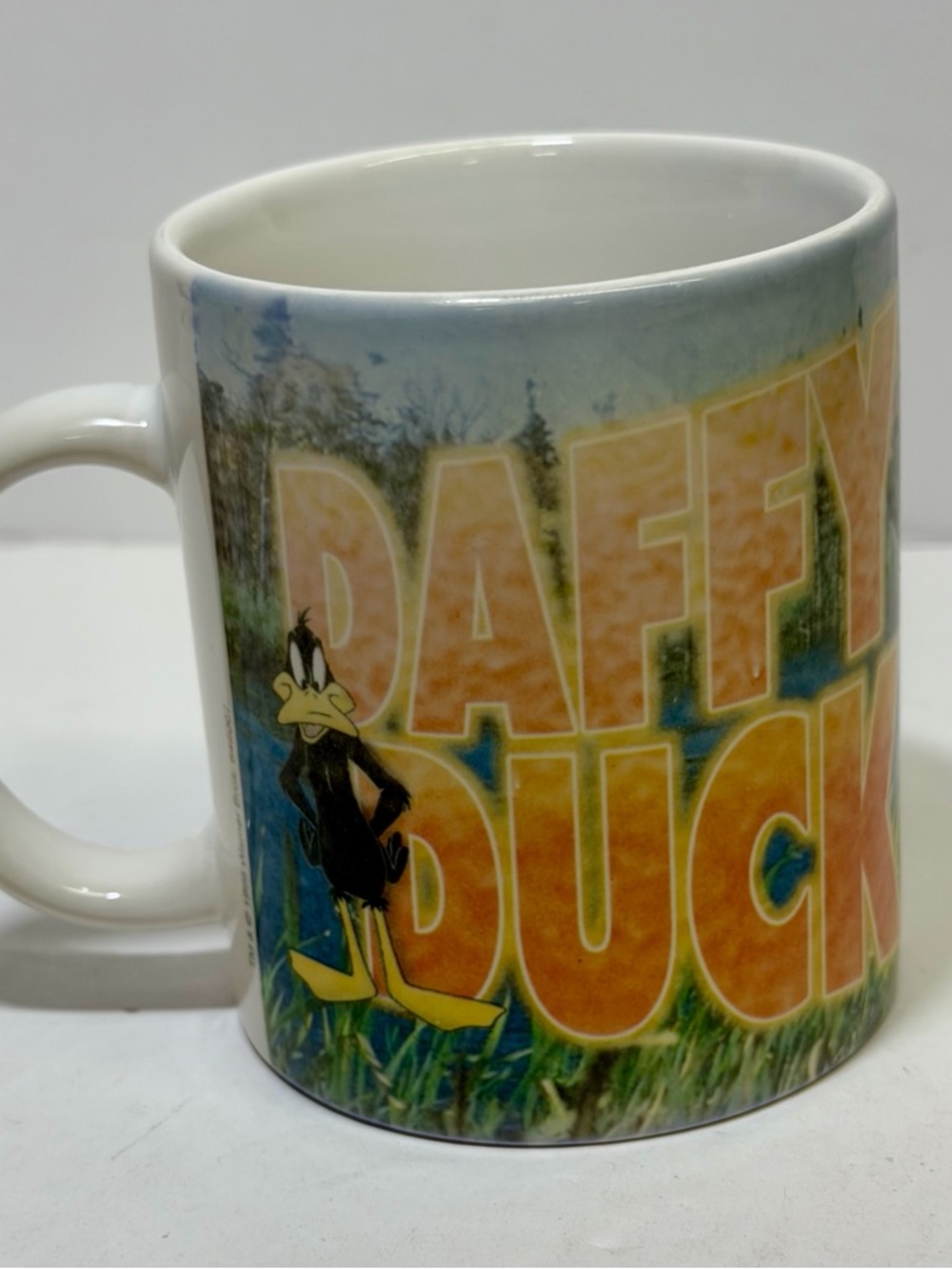 1996 Daffy Duck Looney Tunes Mug Warner Bros Original Color Xpres‎ Vintage